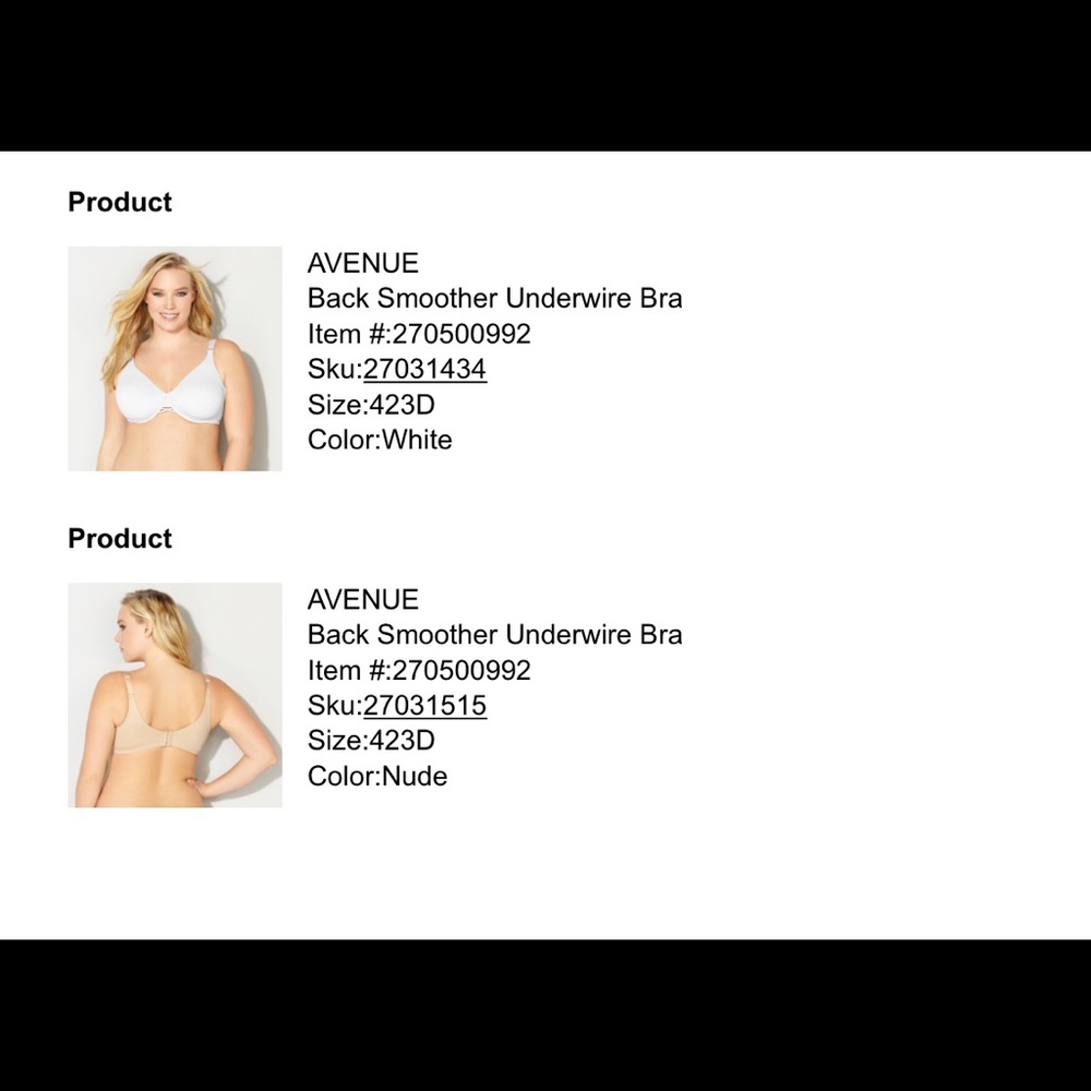 Beige bra